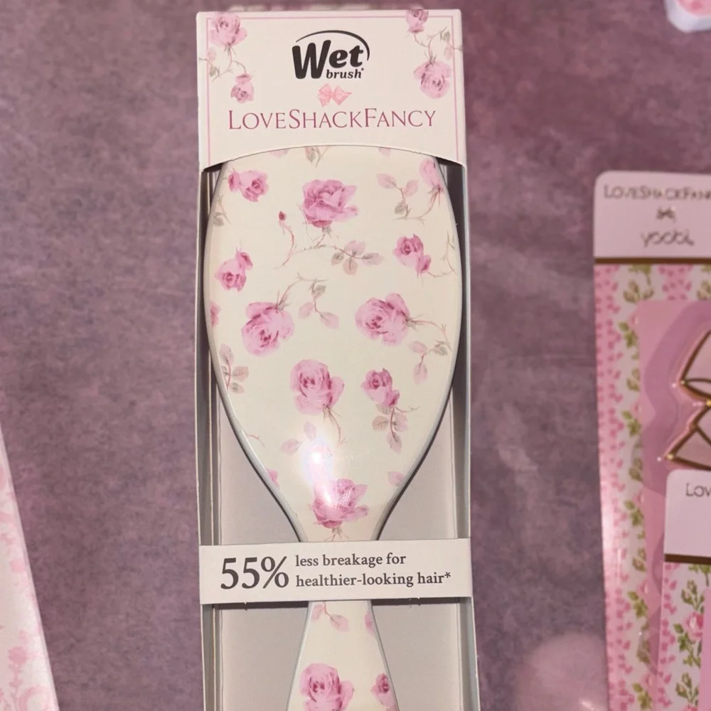 LoveShackFancy x wetbrush target original detangler hair brush sterling dusk